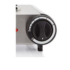 TRISTAR KP-6191, platetopp, enkel, rustfritt stål